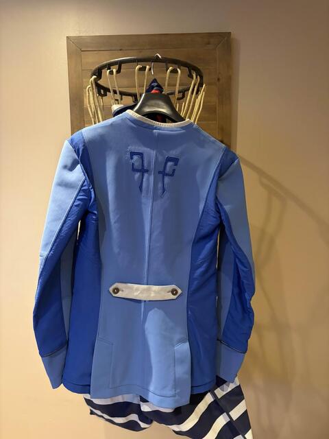 Veste horse pilot bleu