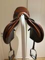 Selle Bruno Delgrange + sangle + amortisseur + étriers