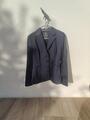 Veste de concours équiline bleu marine strass et flowers