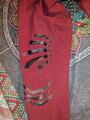pantalon bordeaux flags and cup