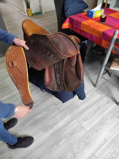 lot équitation avec selles, house, tapis coolback