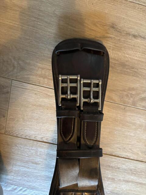 Sangle courte dressage marron 60 Equipe