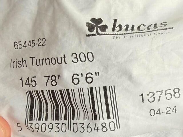 couverture Bucas 6'6 neuve 300g
