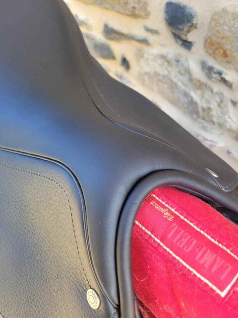 selle cuir 17"5