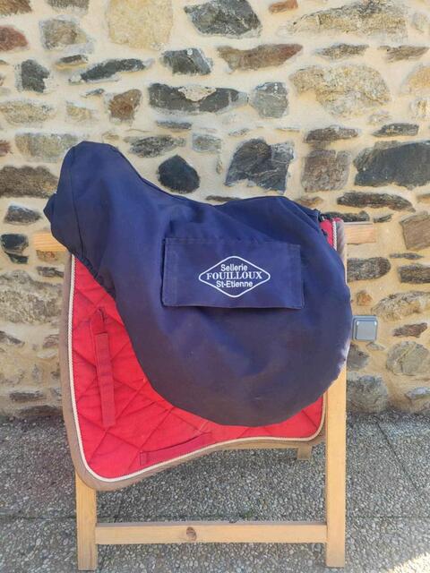 selle cuir 17"5