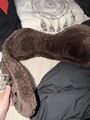 Sangle courte anatomique Kentucky marron 65 cm + 2 moutons amovibles