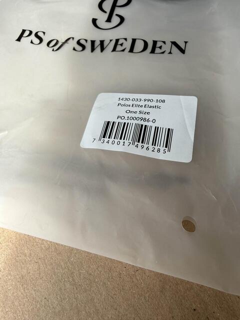 Bande de Polo Ps Of Sweden Noir