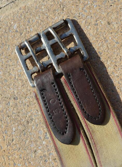 Sangle en cuir avec élastiques 128 cm
