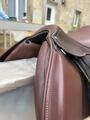 Selle cuir marron 17,5"