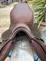 Selle cuir marron 17,5"