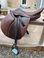Selle cuir marron 17,5"