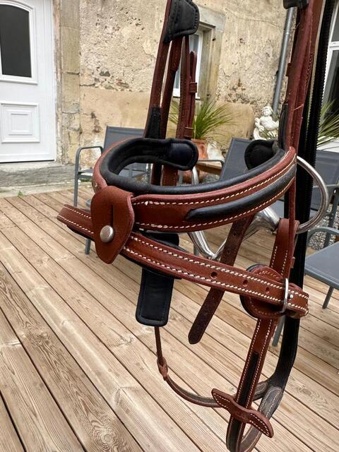 Filet cuir marron taille Full