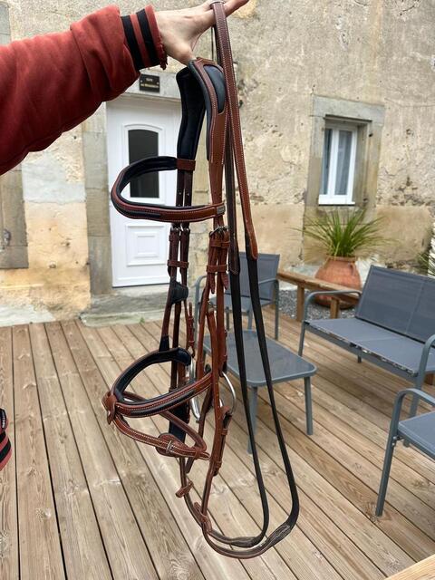Filet cuir marron taille Full