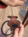 Filet cuir marron taille Full