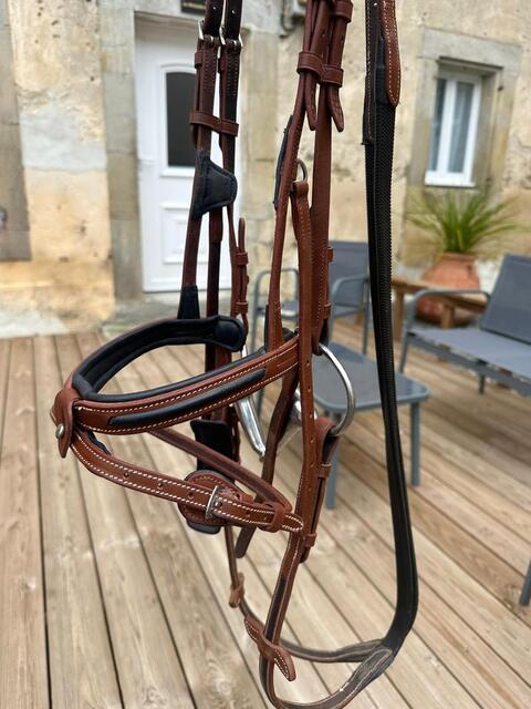 Filet cuir marron taille Full