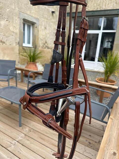 Filet cuir marron taille Full