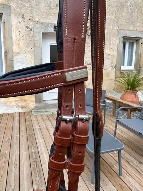 Filet cuir marron taille Full