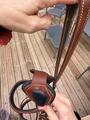 Filet cuir marron taille Full