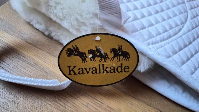 Tapis de selle / blanc / équitation / cheval / amortisseur