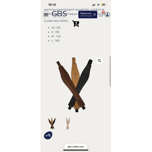 Étrivières monobranche GBS