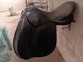 selle fouganza cuir noir 17.5