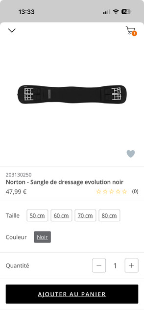 sangle courte Norton