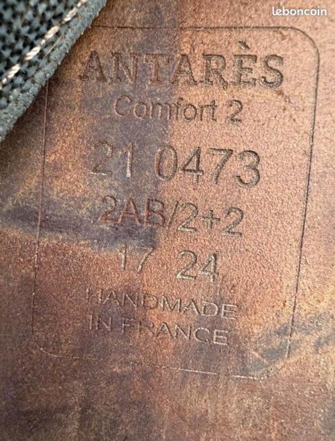 magnifique selle Antares