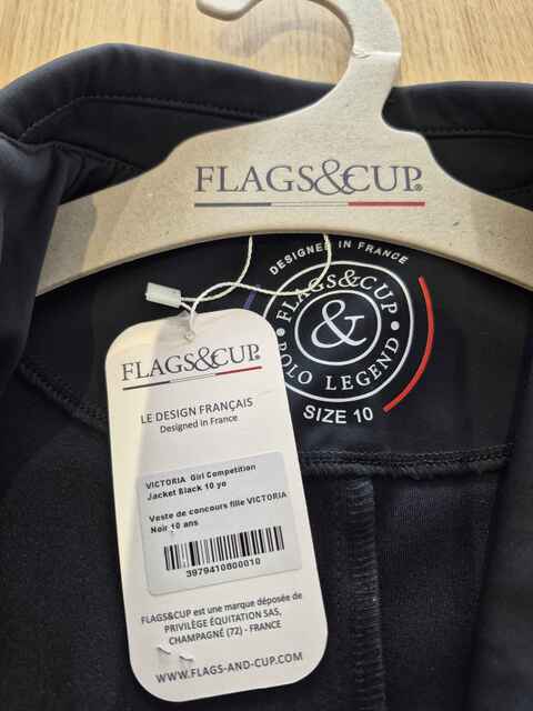 Veste concours fille Victoria Flags&Cup