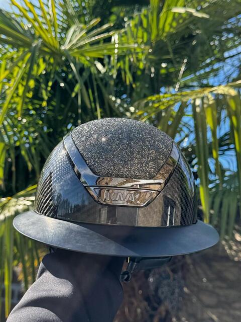 Bombe kask Carbon Shine Black