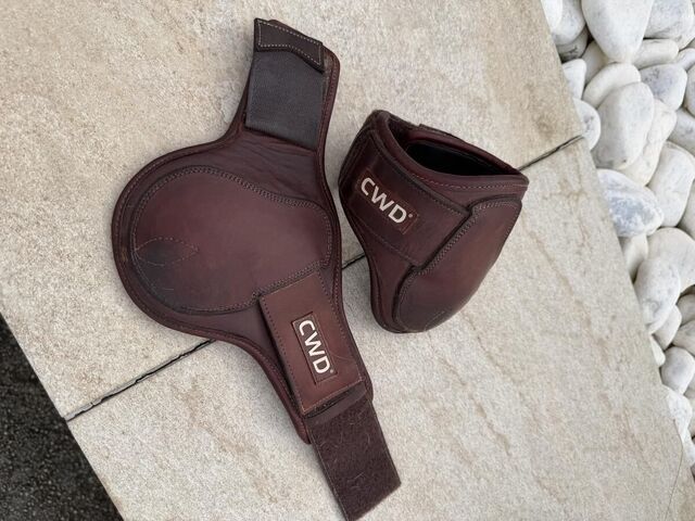 Ensemble Guêtres-protège boulets cuir CWD