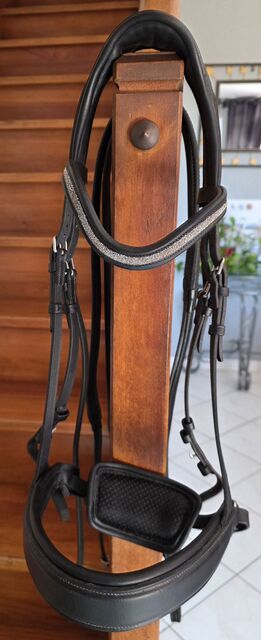 Bridon anatomique Devoucoux Makila cristal taille cheval avec rênes