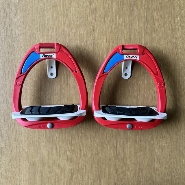 Étriers Flex-on Junior Rouges