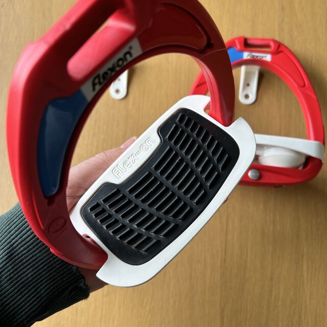 Étriers Flex-on Junior Rouges