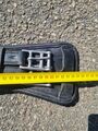 Sangle dressage anatomique courte cuir noir Macel