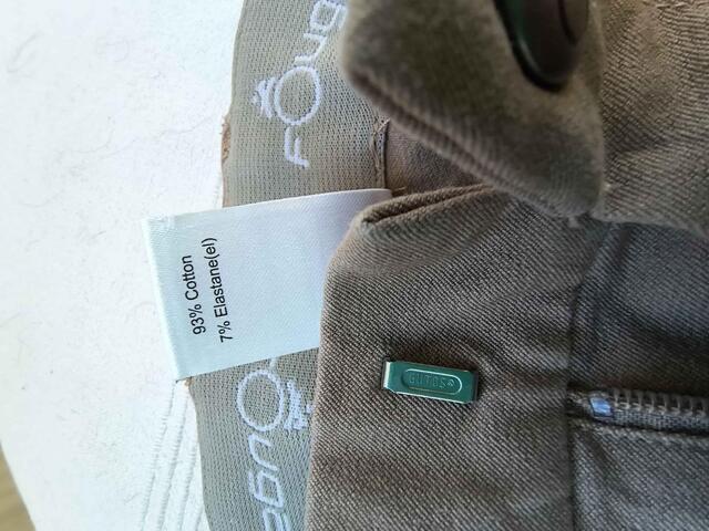 Pantalon en coton Fouganza Taille 38/40