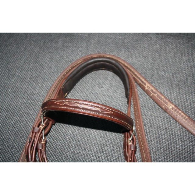 Filet poney Privilège Equitation modèle Royan muserole croisée