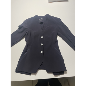 veste de concours horse pilote bleu foncée