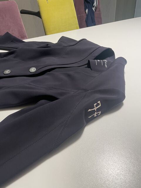 veste de concours horse pilote bleu foncée