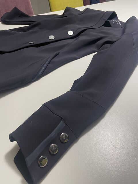 veste de concours horse pilote bleu foncée