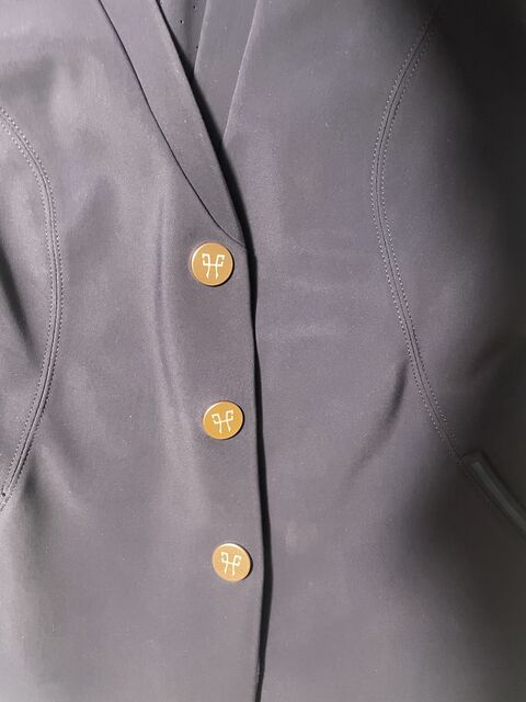 veste de concours horse pilote bleu foncée
