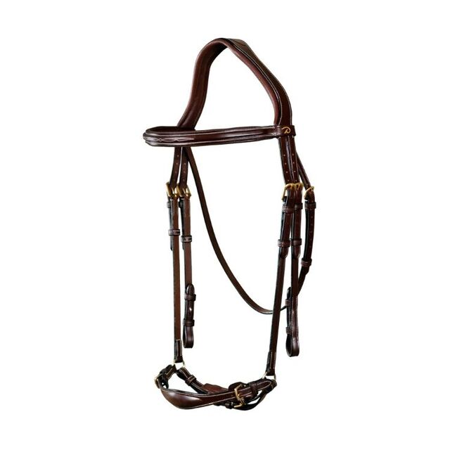 Bridon Dy'on marron cob Muserolle allemande