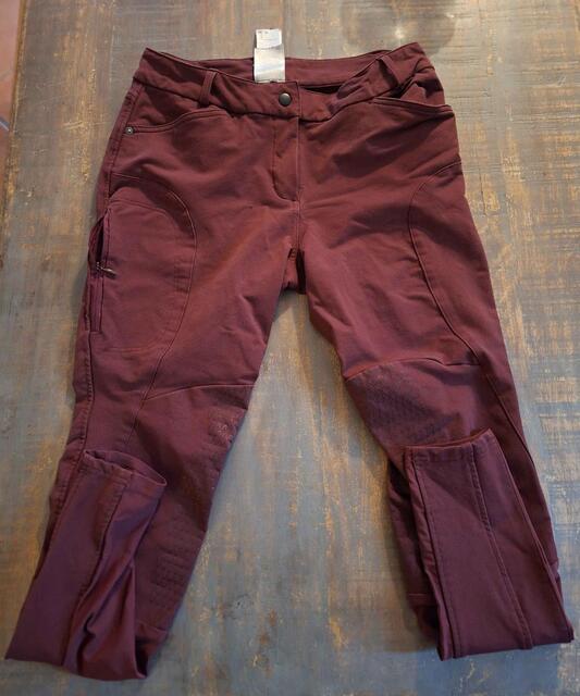 Pantalon bordeaux S