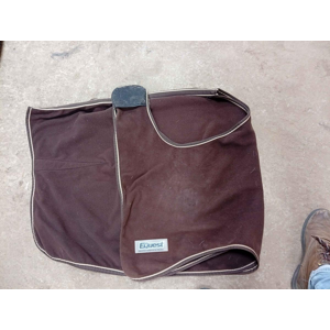 couvre reins polaire marron