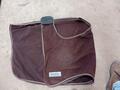 couvre reins polaire marron