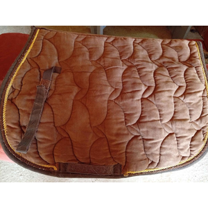tapis effet velours  suédine couleur marron