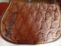 tapis effet velours suédine couleur marron
