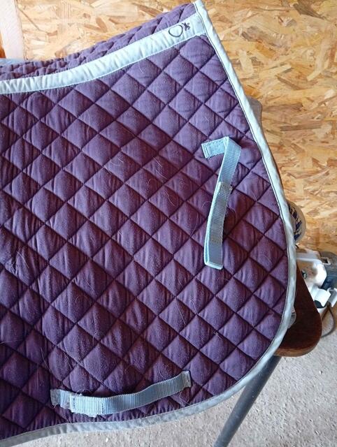 tapis Fouganza violet / bleu ciel