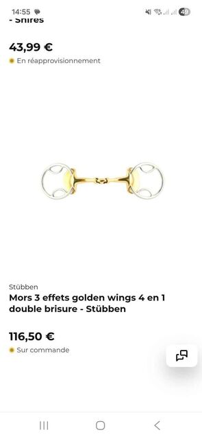 mors stubben golden Winston double effet