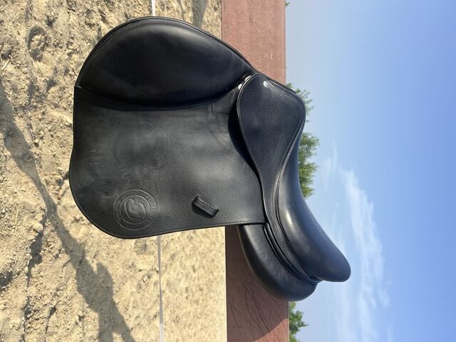 Rare selle mixte Forestier noire 16.5 2A