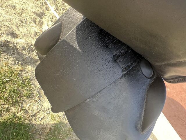 Rare selle mixte Forestier noire 16.5 2A
